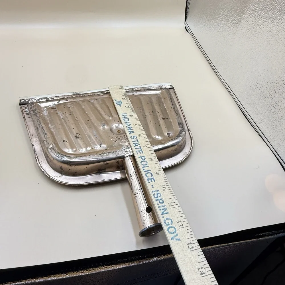 J.V. Reed Dustpan Vintage Metal Galvanized Silver Farmhouse Primitive USA